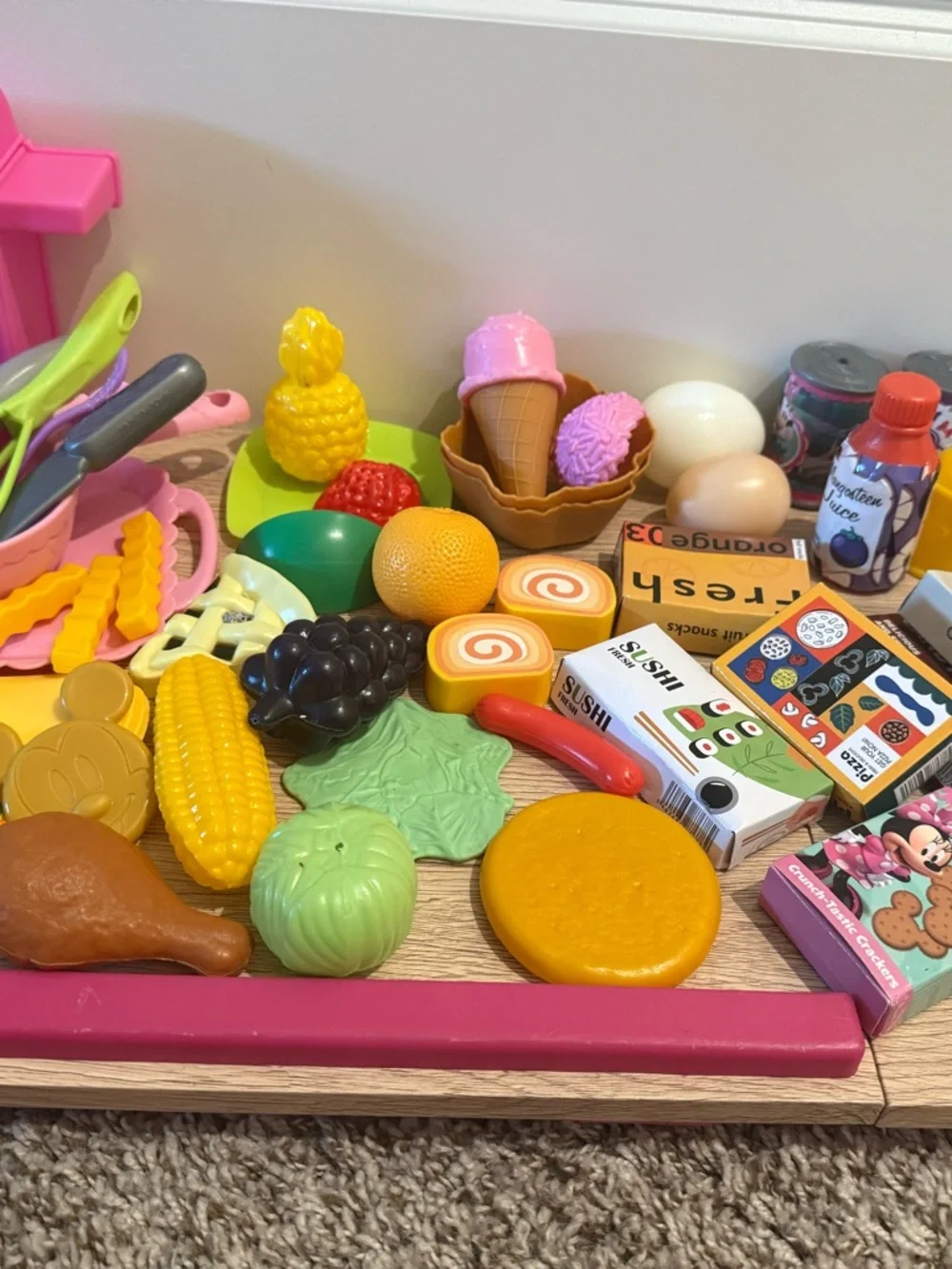 Kids pretend Play Grocery Checkout Store Set - Kids supermarket lot